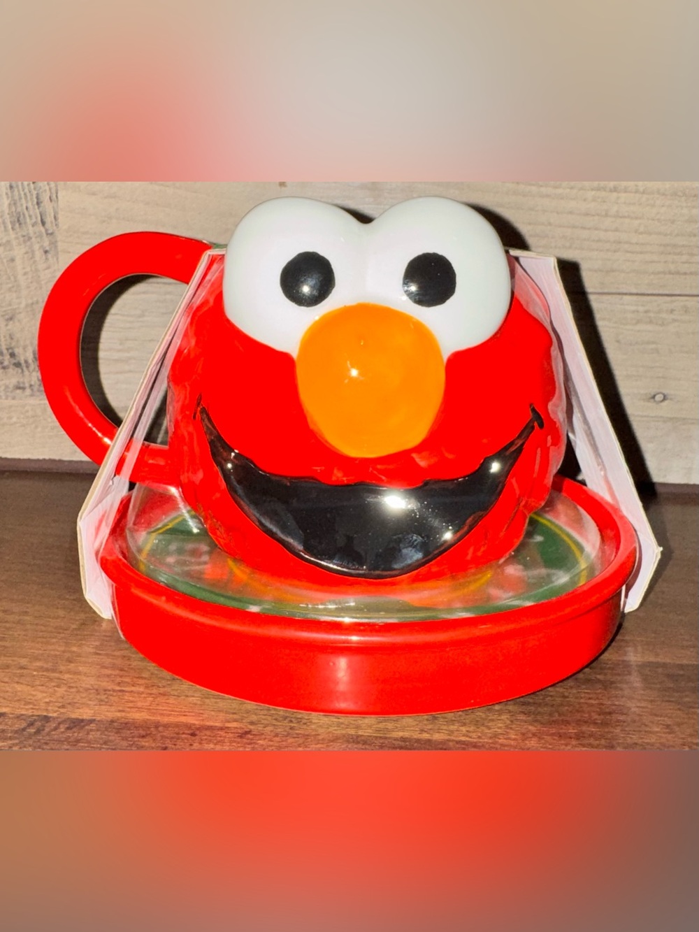 Cute 🥰 Sesame Street  Mug And Plate ELMO coffee ☕️